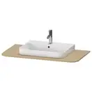 Консоль с 1 одним вырезом Duravit Happy D.2 Plus 100 х 55 см, дуб средиземноморский (HP031E07171) фото 1 Aquada.com.ua