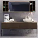 Раковина накладная на столешницу Flaminia Como 51 х 48 х h16 см (CM51A) фото 2 Aquada.com.ua