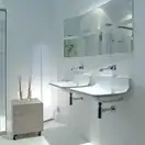 Раковина подвесная Flaminia Plate 64 х 48 х h13 см (PT64L) фото 1 Aquada.com.ua
