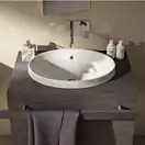 Geberit VariForm Умивальник вбудований, круглий, білий (500.705.01.2)