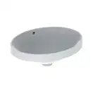 Geberit VARIFORM Умивальник вбудовуваний, овальний, білий (500.717.01.2)