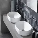 Geberit VariForm Раковина накладная, эллиптическая, белая (500.774.01.2)