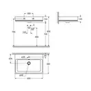 Умивальник підвісний Grohe Cube Ceramic 600х490 мм, білий (3947300H)