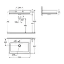 Раковина подвесная Grohe Cube Ceramic 50 х 49 см (3947400H) фото 2 Aquada.com.ua