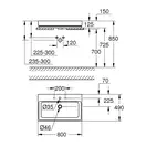 Grohe Cube Умывальник на столешницу, белый (3947600H)
