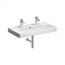 Раковина мебельная Kolo Traffic 90 х 48 см, с 2 отверстиями под смеситель, покрытие Reflex L91590900 (L91590900) фото 1 Aquada.com.ua