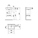 Маленькая (мини) раковина 45 х 34 см Laufen Pro (H8119510001041) фото 2 Aquada.com.ua