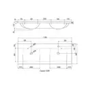 Двойная раковина Ravak Classic 1300 х 490 мм (XJD01113000) фото 4 Aquada.com.ua