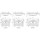 Ravak Chrome Раковина, белая (XJG01180000)