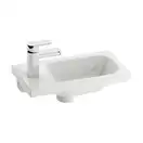 Ravak Chrome 400 L Миниумывальник, белый (XJGL1100000)