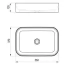 Ravak Ceramic Slim R Раковина накладная, белая (XJX01155002)