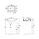 Маленькая (мини) раковина Simas Agile 40 х 27 см (AG40) фото 4 Aquada.com.ua