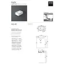 Simas Agile Раковина міні, білий глянець (AG40)