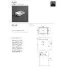 Simas Agile Раковина накладна 60х40 см, білий глянець (AG60)