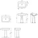 Раковина Simas Evolution 49х70 см (EVO11) фото 4 Aquada.com.ua