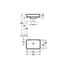 Раковина накладная на столешницу Villeroy & Boch Venticello 55х36 см (41135501) фото 2 Aquada.com.ua
