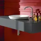 VILLEROY & BOCH Раковина полувстраиваемая на столешницу Villeroy&Boch Loop & Friends d=43 см (41140101) фото 2 Aquada.com.ua