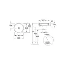 Раковина полувстраиваемая на столешницу Villeroy & Boch Loop & Friends d=38 см (41180101) фото 3 Aquada.com.ua