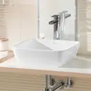 VILLEROY & BOCH ARTIS умывальник 41см, для установки на столешницу, без перелива, белый альпин (41784101) фото 3 Aquada.com.ua