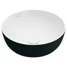 Раковина накладная на столешницу Villeroy & Boch Artis Ø 43 см, white/black (417943BCT8) фото 1 Aquada.com.ua