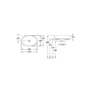 Раковина накладная на столешницу Villeroy & Boch Artis 610 х 410 мм (41986101) фото 2 Aquada.com.ua