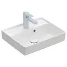 Маленькая (мини) раковина 45 х 37 см Villeroy & Boch Collaro (альпийский белый, с переливом) (43344501) фото 1 Aquada.com.ua