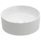 Раковина накладная на столешницу Ø 40 см Villeroy & Boch Collaro (альпийский белый) (4A184001) фото 1 Aquada.com.ua