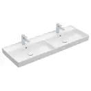 Двойная раковина 130 х 47 см Villeroy & Boch Collaro (альпийский белый, с переливом) (4A34D401) фото 1 Aquada.com.ua