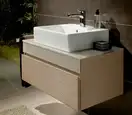 Раковина накладная на столешницу Villeroy & Boch Memento 80х47 см (51338LR1) фото 2 Aquada.com.ua