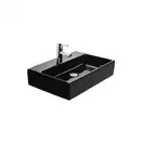 Раковина накладная на столешницу Villeroy & Boch Memento 60 х 42 см, чёрный глянец (513560S0) фото 1 Aquada.com.ua