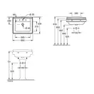 Раковина подвесная Villeroy & Boch Hommage 650 х 530 мм (710165R2) фото 2 Aquada.com.ua