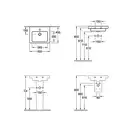 Раковина компактная Villeroy & Boch Subway 50х40 см (73155001) фото 2 Aquada.com.ua