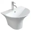 VOLLE FIESTA умывальник 48*43*34,5 см моноблок подвесной (13-77-049B) фото 1 Aquada.com.ua
