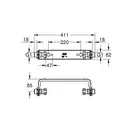 Grohe Sense Guard Набор для крепления на стену (22501000) фото 2 Aquada.com.ua