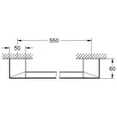 Поручень для ванни/тримач для рушника Grohe Selection Cube (40807000)