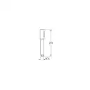 Ручний душ Grohe Sena Stick з 1 режимом струменя, графіт матовий (26465AL0)