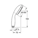 Ручний душ Grohe Tempesta 100, 2 режима струи, хром (2759710E)