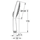 GROHE Ручной душ  POWER & SOUL COSMOPOLITAN (27663LS0) фото 2 Aquada.com.ua