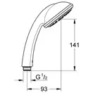 Ручний душ, 3 режими струменя Grohe New Tempesta Classic (28419002)