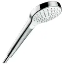 HANSGROHE Лейка для душа Croma Select S Vario (цвет - хром/белый), 3 вида струи (26802400) фото 1 Aquada.com.ua
