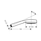 Лейка для ручного душа Hansgrohe Crometta 26825400 фото 2 Aquada.com.ua
