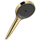 Лейка для душа Hansgrohe Rainfinity (цвет - полированное золото/чёрный), 3 вида струи (26864990) фото 1 Aquada.com.ua