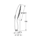 Лейка для душа Grohe Power&Soul® (цвет - хром), 4 вида струи (27674000) фото 2 Aquada.com.ua