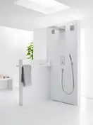 Лейка для душа "палочка" Hansgrohe PuraVida, EcoSmart 9 л/мин (цвет - хром), 1 вид струи (28568000) фото 2 Aquada.com.ua