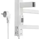 Сушарка рушників електрична Qtap Evia 11113S WHI (QTEVIWHI11113S) фото 4 Aquada.com.ua