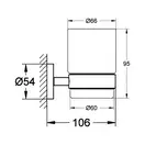 Стакан для зубних щіток Grohe Essentials New (40447001)