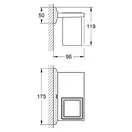 Поличка зі склянкою Grohe Allure Brilliant (40503000)