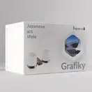 Стакан двойной для зубных щёток, подвесной Imprese Grafiky, black nickel (ZMK041807240) фото 2 Aquada.com.ua