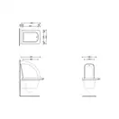 Сиденье с крышкой для унитаза VLCW02 Flaminia Volo (VLCW02) фото 2 Aquada.com.ua