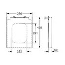 GROHE Сиденье для унитаза CUBE CERAMIC (39488000) фото 12 Aquada.com.ua
